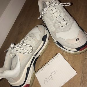 Balenciaga Triple S Sneakers, worn once